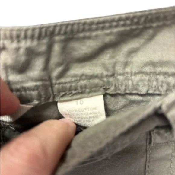 Sandro Paris Cotton Cargo Trouser Pants Taupe Utility Style – Size 10 - Picture 4 of 5